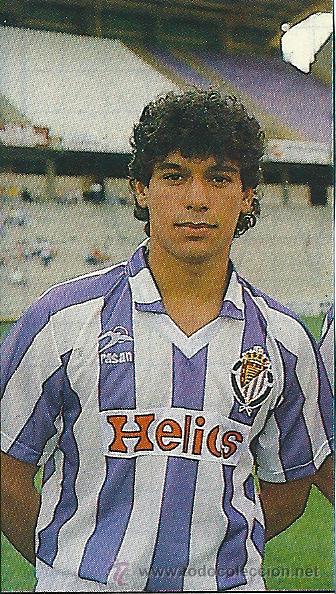 Colecionismo desportivo: REAL VALLADOLID: Recorte de  FONSECA. 1987