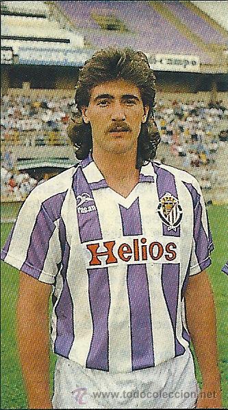 Colecionismo desportivo: REAL VALLADOLID: Recorte de MORENO. 1987