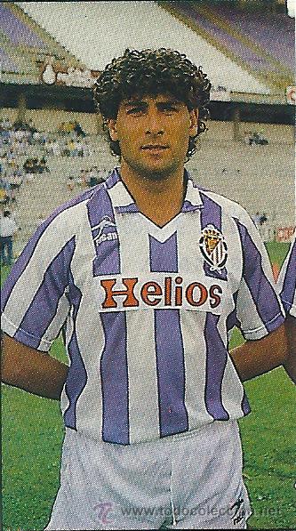Colecionismo desportivo: REAL VALLADOLID: Recorte de MANOLO HIERRO. 1987
