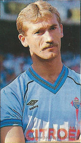 Colecionismo desportivo: REAL CLUB CELTA DE VIGO: Recorte de VICENTE. 1987
