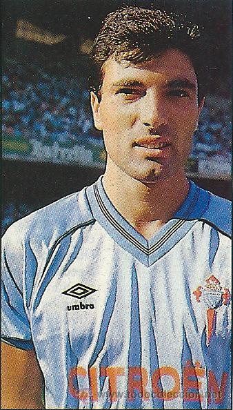 Colecionismo desportivo: REAL CLUB CELTA DE VIGO: Recorte de GUSTAVO. 1987