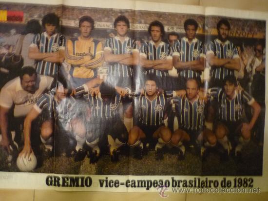 Sammelleidenschaft Sport: POSTER GIGANTE GREMIO PORTO ALEGRE Y POR LA OTRA CARA FLAMENGO