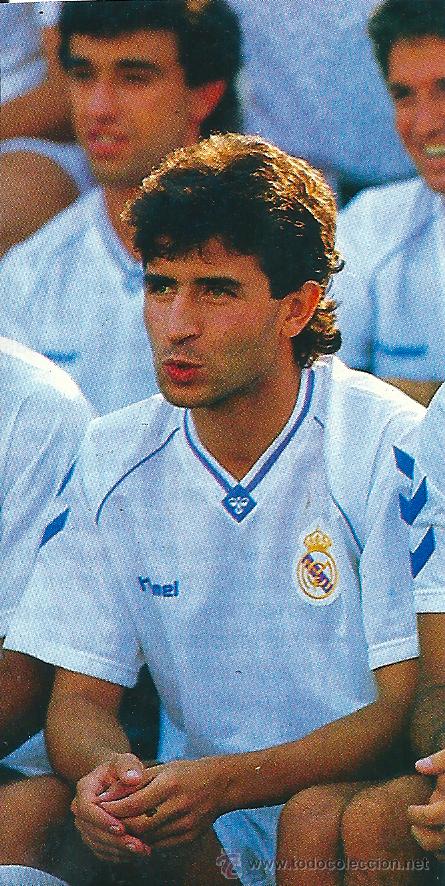 Collezionismo sportivo: REAL MADRID: Recorte de LU&Iacute;S MILLA. Primeros a&ntilde;os 90