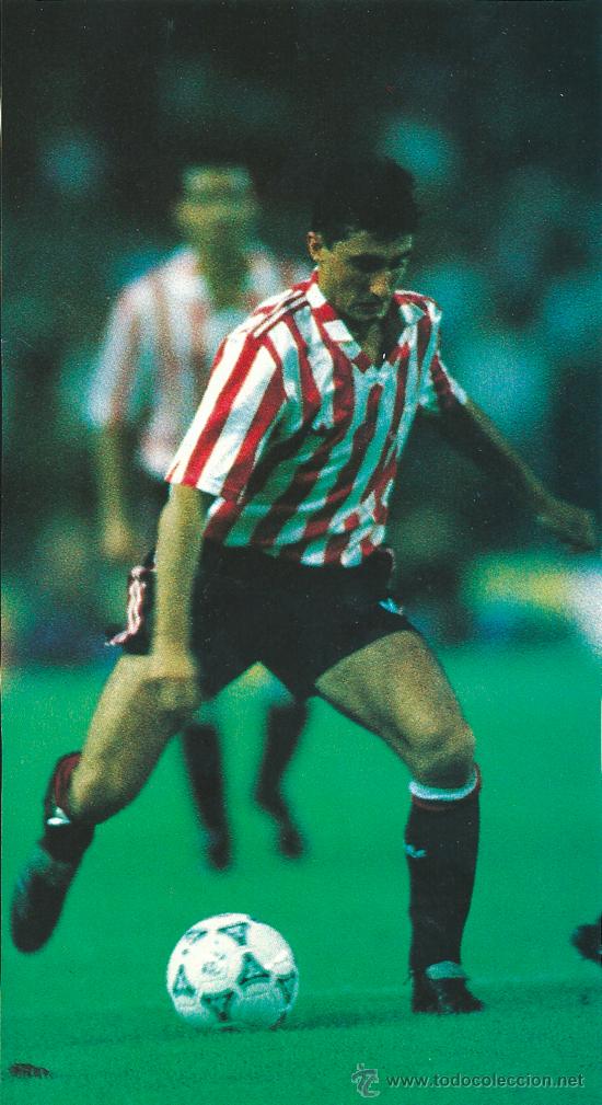 Collezionismo sportivo: ATHLETIC DE BILBAO: Gran recorte de VALVERDE. Primeros a&ntilde;os 90