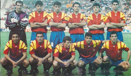 Collezionismo sportivo: SELECCI&Oacute;N ESPA&Ntilde;OLA DE F&Uacute;TBOL: Gran recorte de los primeros a&ntilde;os 90