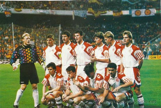Collezionismo sportivo: SELECCI&Oacute;N DE F&Uacute;TBOL DE DINAMARCA: Recorte de los primeros a&ntilde;os 90