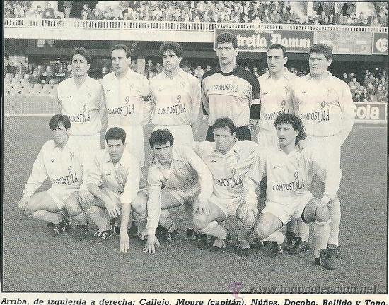 Collezionismo sportivo: SOCIEDAD DEPORTIVA COMPOSTELA: Recorte de los primeros a&ntilde;os 90