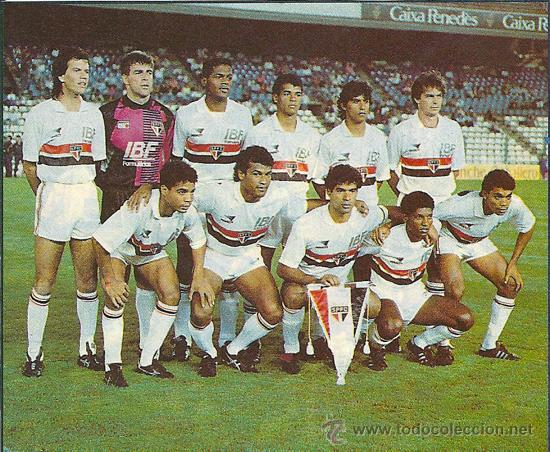 Collezionismo sportivo: SAO PAULO: Recorte de los primeros a&ntilde;os 90