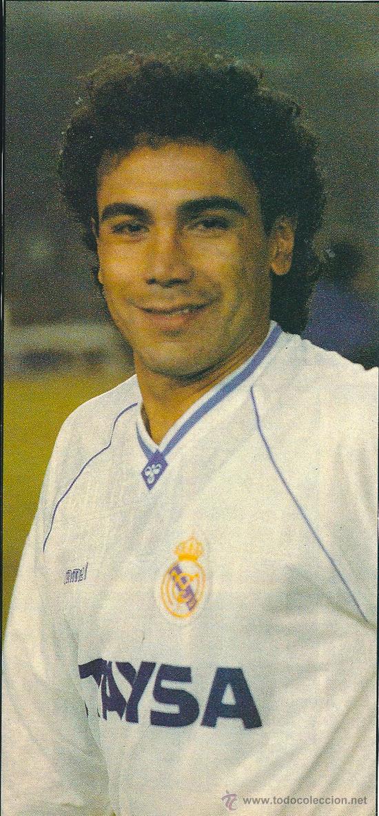 Collezionismo sportivo: REAL MADRID: Gran recorte de HUGO S&Aacute;NCHEZ. Primeros a&ntilde;os 90