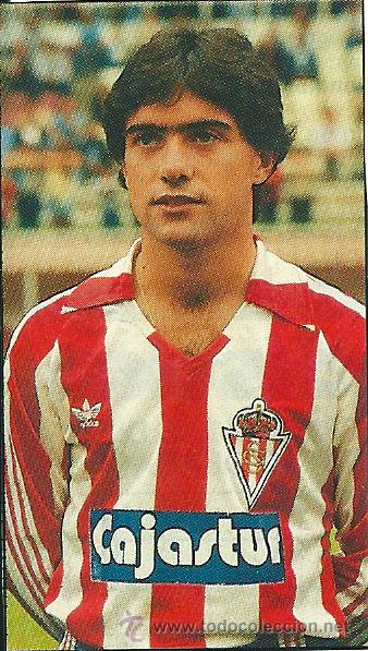 Colecionismo desportivo: REAL SPORTING DE GIJ&Oacute;N: Recorte de MARCELINO. 1987