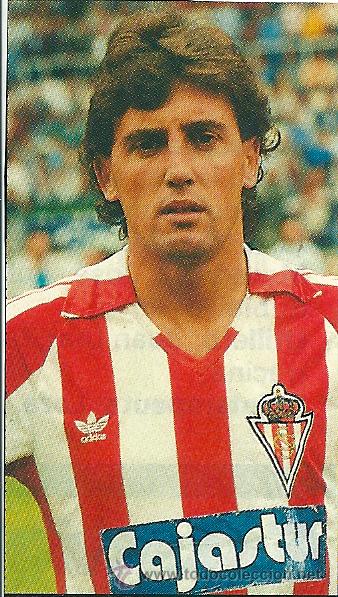 Colecionismo desportivo: REAL SPORTING DE GIJON: Recorte de ESTEBAN. 1987
