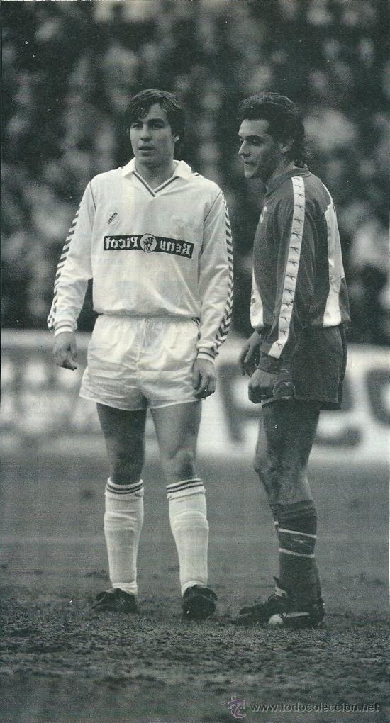 Collezionismo sportivo: REAL MADRID: Gran recorte de SEBASTI&Aacute;N LOSADA. Hacia 1990