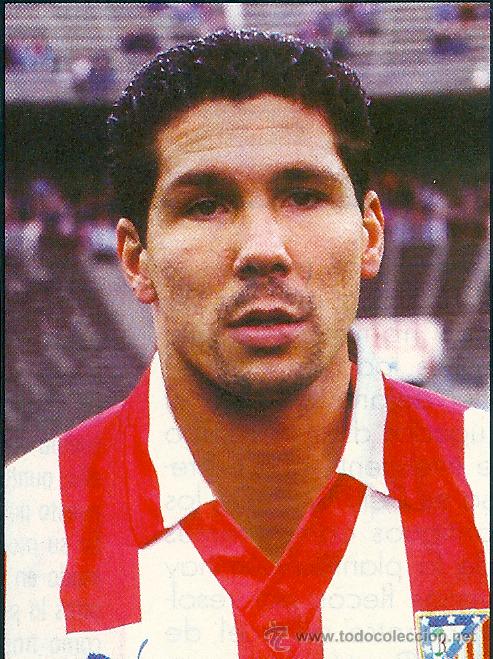 Collezionismo sportivo: ATL&Eacute;TICO DE MADRID: Recorte de DIEGO PABLO SIMEONE. Mediados de los 90