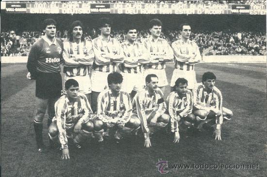 Collezionismo sportivo: REAL VALLADOLID: Recorte de los primeros 90