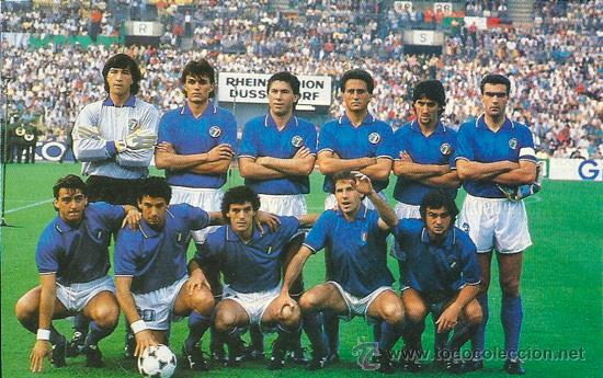 Collezionismo sportivo: SELECCI&Oacute;N DE F&Uacute;TBOL DE ITALIA: Recorte de 1990