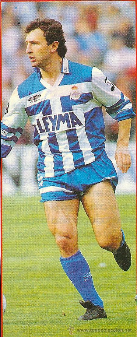 Colecionismo desportivo: DEPORTIVO DE LA CORU&Ntilde;A: Recorte de L&Oacute;PEZ REKARTE. 1991