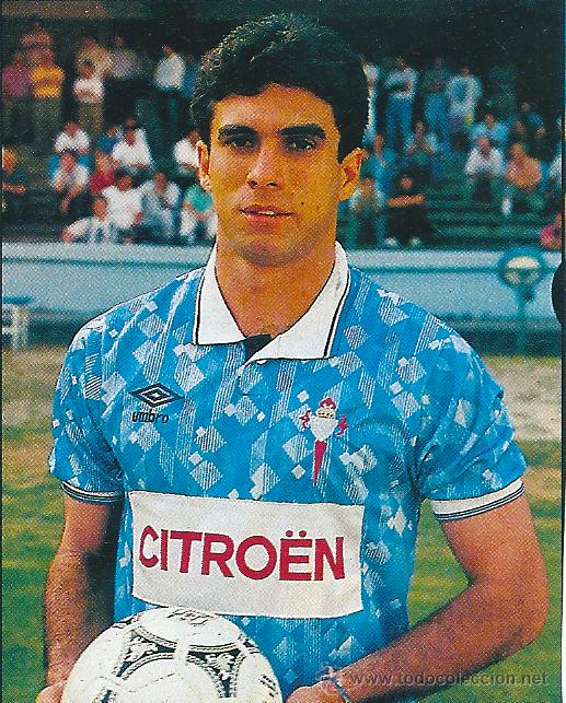 Colecionismo desportivo: REAL CLUB CELTA DE VIGO: Recorte de LUISINHO. Primeros 90