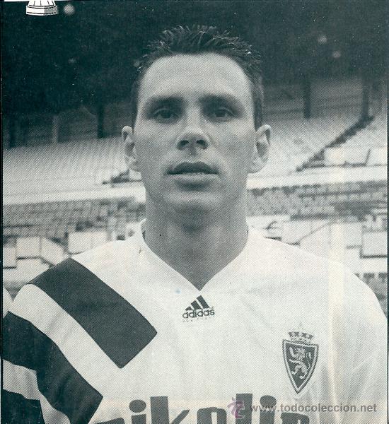 Colecionismo desportivo: REAL ZARAGOZA: Recorte de GUSTAVO POYET. Primeros 90