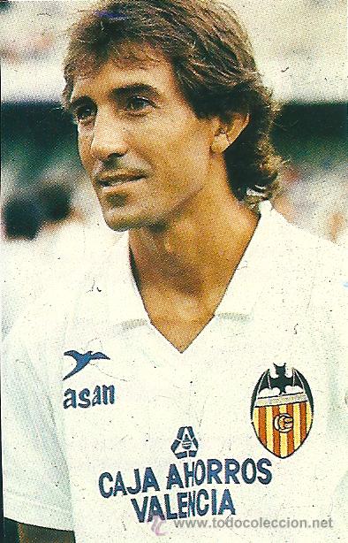 Collectionnisme sportif: VALENCIA CF: Recorte de RICARDO ARIAS. Primeros 90
