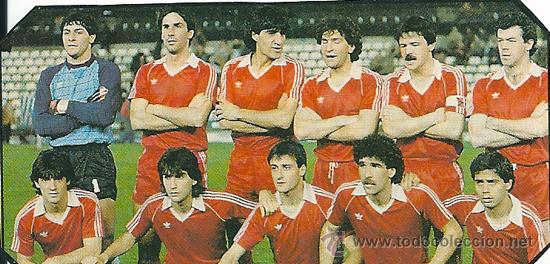 Collezionismo sportivo: REAL SOCIEDAD: Recorte de un equipo de mediados de los 80