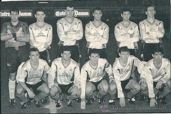 Collezionismo sportivo: RACING DE SANTANDER: Recorte de los primeros 90