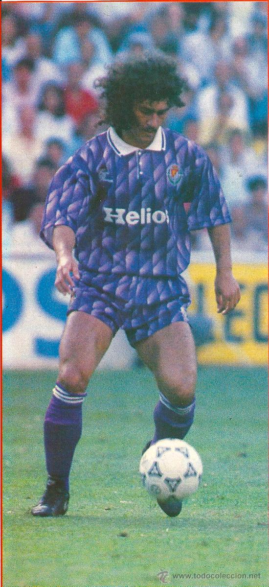Collezionismo sportivo: REAL VALLADOLID: Gran recorte de LEONEL &Aacute;LVAREZ. Primeros 90