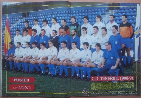 Colecionismo desportivo: POSTER CD TENERIFE 90-91 - REVISTA DON BALON LIGA 1990/1991 -