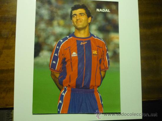 Collectionnisme sportif: foto jugador nadal - F.C.BARCELONA 18 X 25
