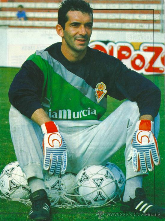 Collezionismo sportivo: REAL MURCIA: Minip&oacute;ster de TUBO FERN&Aacute;NDEZ- Finales de los a&ntilde;os 80