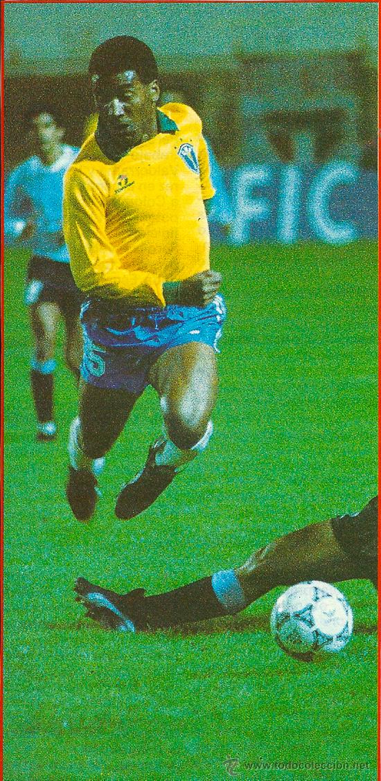 Collezionismo sportivo: SELECCI&Oacute;N DE F&Uacute;TBOL DE BRASIL: Gran recorte de MAURO SILVA