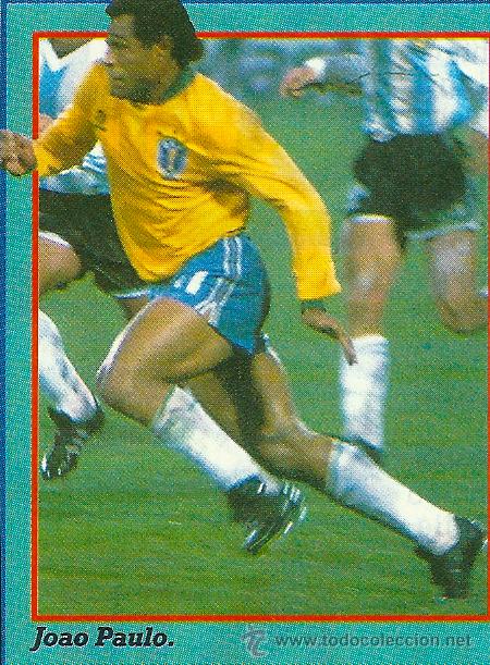 Collezionismo sportivo: SELECCI&Oacute;N DE F&Uacute;TBOL DE BRASIL: Recorte de JOAO PAULO
