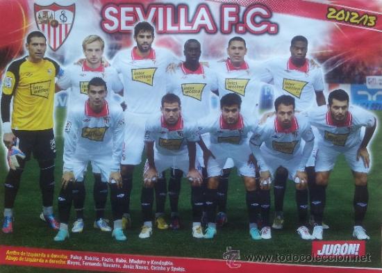 Collectionnisme sportif: MINI POSTER SEVILLA FC 2012-2013 - LIGA 12/13 - JUGON -