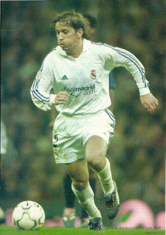 Coleccionismo deportivo: REAL MADRID: Minip&oacute;ster de MICHEL SALGADO. 2002 - Foto 1