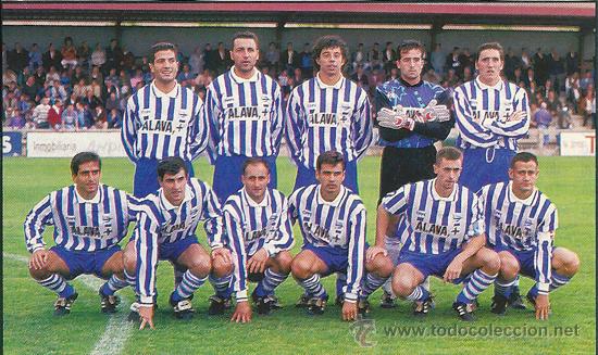 Sports collectibles: DEPORTIVO ALAV&Eacute;S: Recorte de mediados de los 90