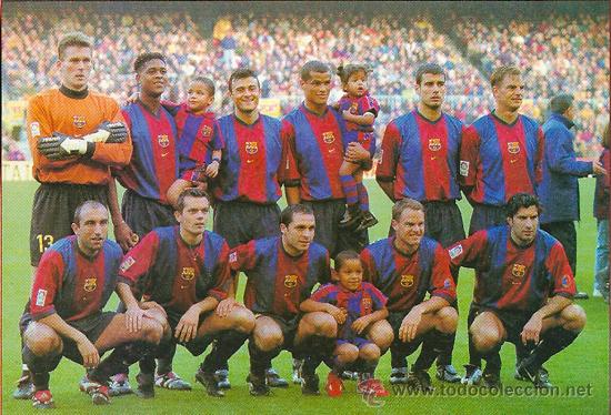 Colecionismo desportivo: BAR&Ccedil;A: Recorte de la temporada 98-99