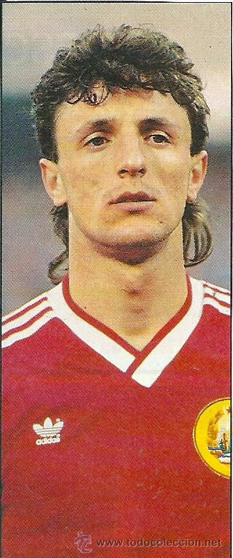 Collezionismo sportivo: SELECCI&Oacute;N DE F&Uacute;TBOL DE RUMAN&Iacute;A: Recorte de GICA POPESCU