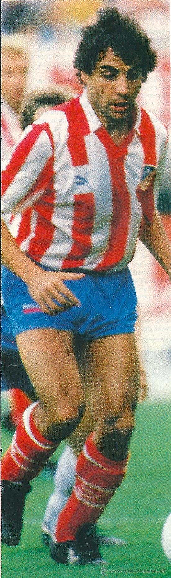 Collezionismo sportivo: ATL&Eacute;TICO DE MADRID: Gran recorte de TOM&Aacute;S. A&ntilde;os 80