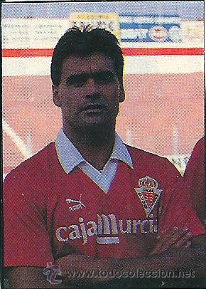 Colecionismo desportivo: REAL MURCIA: Recorte de JOS&Eacute; LU&Iacute;S BROWN. &Uacute;ltimos 80