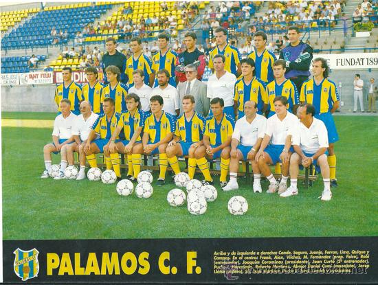Collezionismo sportivo: PALAM&Oacute;S CF: Minip&oacute;ster de la temporada 93-94
