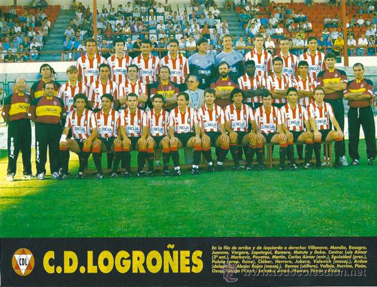 Coleccionismo deportivo: CD. LOGRO&Ntilde;&Eacute;S: Minip&oacute;ster de la temporada 93-94 - Foto 1