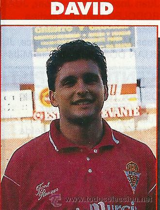 Collectionnisme sportif: REAL MURCIA: Recorte de DAVID. Temporada 93-94