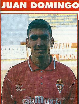 Collectionnisme sportif: REAL MURCIA: Recorte de juan domingo. Temporada 93-94