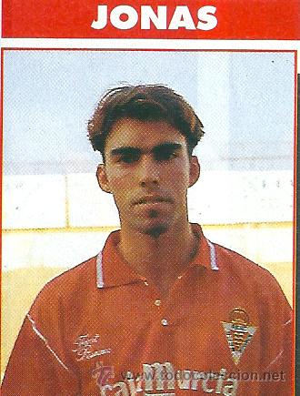 Collectionnisme sportif: REAL MURCIA: Recorte de JON&Aacute;S. Temporada 93-94