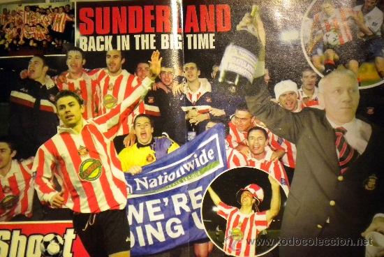 Coleccionismo deportivo: POSTER DOBLE FULLHAM Y SUNDERLAND - Foto 2