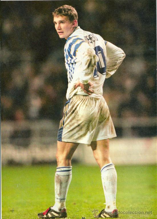 Collectionnisme sportif: DYNAMO DE KIEV: Minip&oacute;ster de ANDREI SEVCHENKO