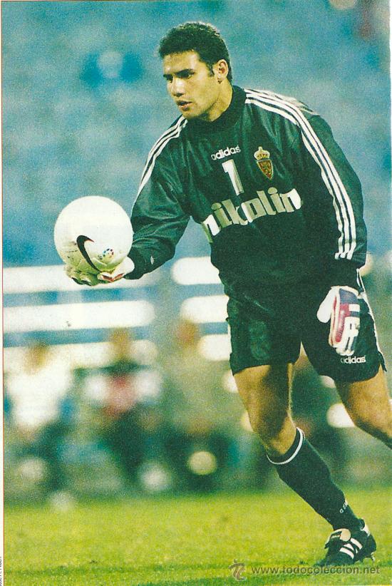 Sports collectibles: REAL ZARAGOZA: Gran recorte de JUANMI. A&Ntilde;OS 90