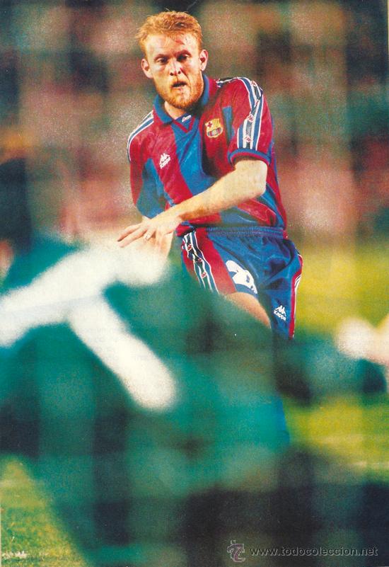 Coleccionismo deportivo: BAR&Ccedil;A: Minip&oacute;ster de Robert PROSINECKI. A&Ntilde;OS 90 - Foto 1