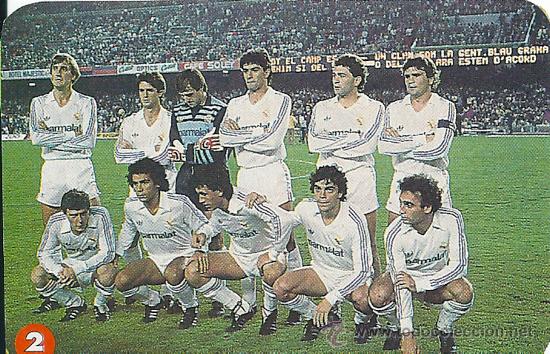 Collezionismo sportivo: REAL MADRID: Recorte de la temporada 85-86