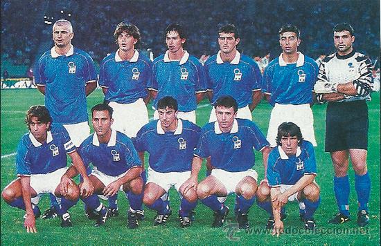 Collezionismo sportivo: SELECCI&Oacute;N DE F&Uacute;TBOL DE ITALIA: Recorte de los a&ntilde;os 90