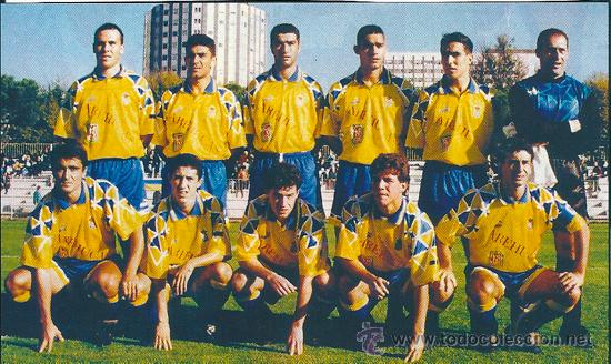 Collezionismo sportivo: UNI&Oacute;N DEPORTIVA LAS PALMAS: Recorte de los a&ntilde;os 90